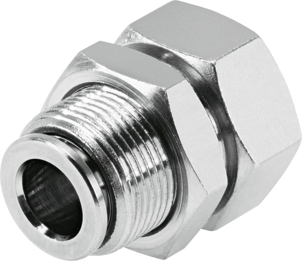 Festo NPQH-H-G18F-Q8-P10 Bulkhead fitting