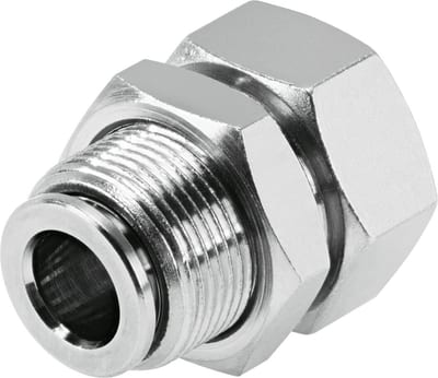 Festo NPQH-H-G18F-Q8-P10 Bulkhead fitting