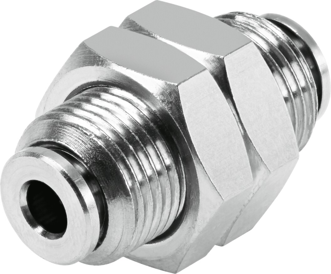 Festo NPQH-H-Q4-E-P10 Push-in bulkhead connector