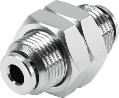 Festo NPQH-H-Q4-E-P10 Push-in bulkhead connector