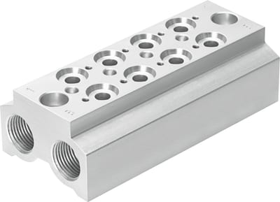 Festo CPE10-3/2-PRS-1/4-4-NPT Manifold block