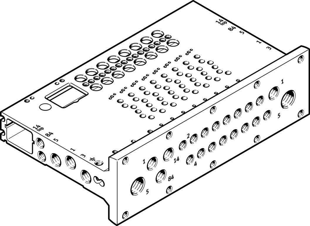 Festo VABM-L1-14HWS2-G14-8-GR Manifold rail
