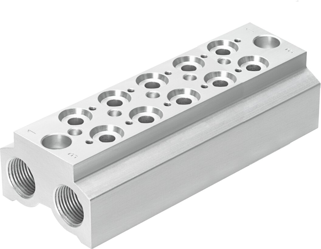 Festo CPE14-3/2-PRS-3/8-5-NPT Manifold block