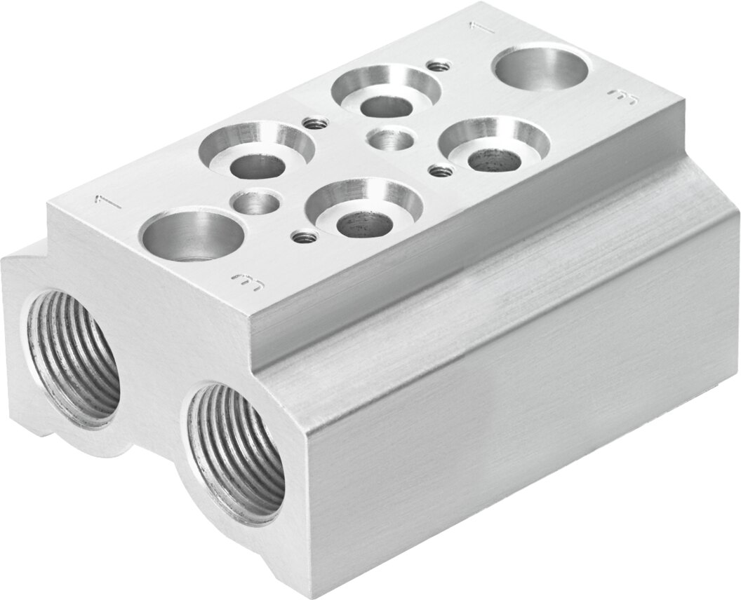 Festo CPE10-3/2-PRS-1/4-2-NPT Manifold block