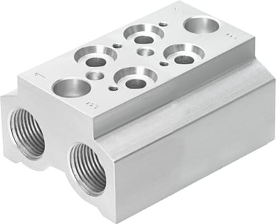 Festo CPE10-3/2-PRS-1/4-2-NPT Manifold block