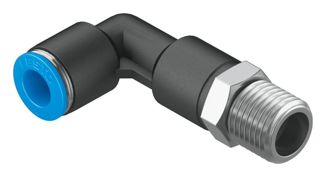Festo QSLL-1/4-8 Push-in L-fitting, long