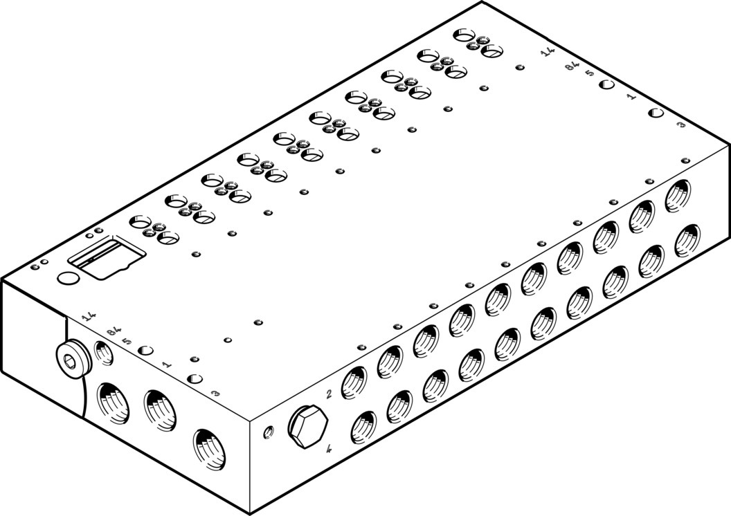 Festo VABM-L1-18G-G38-20-M-G Manifold rail