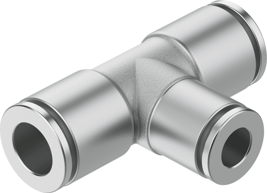 Festo NPQH-T-Q8-Q6-P10 Push-in T-connector