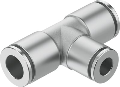 Festo NPQH-T-Q8-Q6-P10 Push-in T-connector