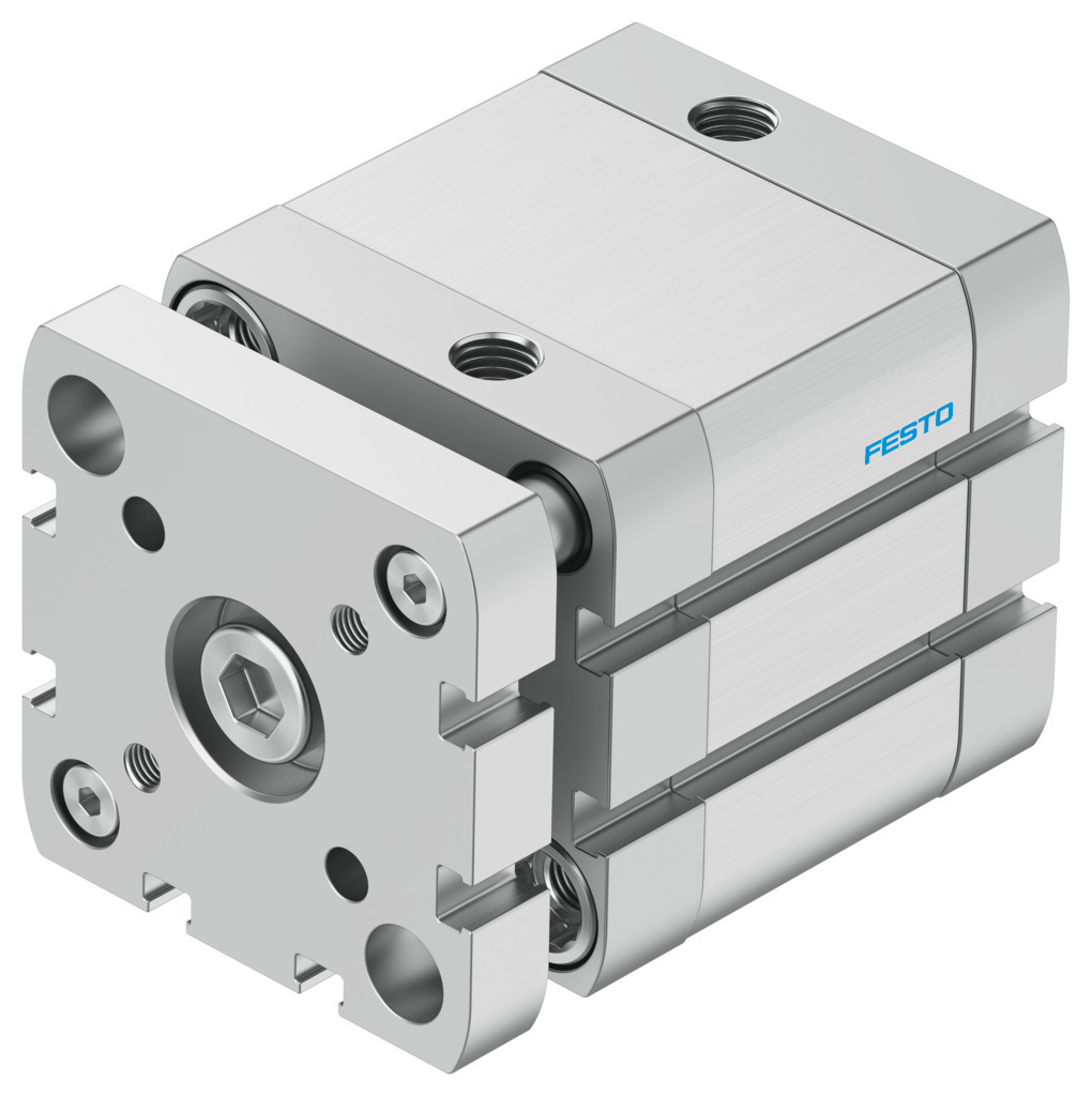Festo ADNGF Compact cylinder - 50mm, G1/8, 25mm, ADNGF-50-25-PPS-A