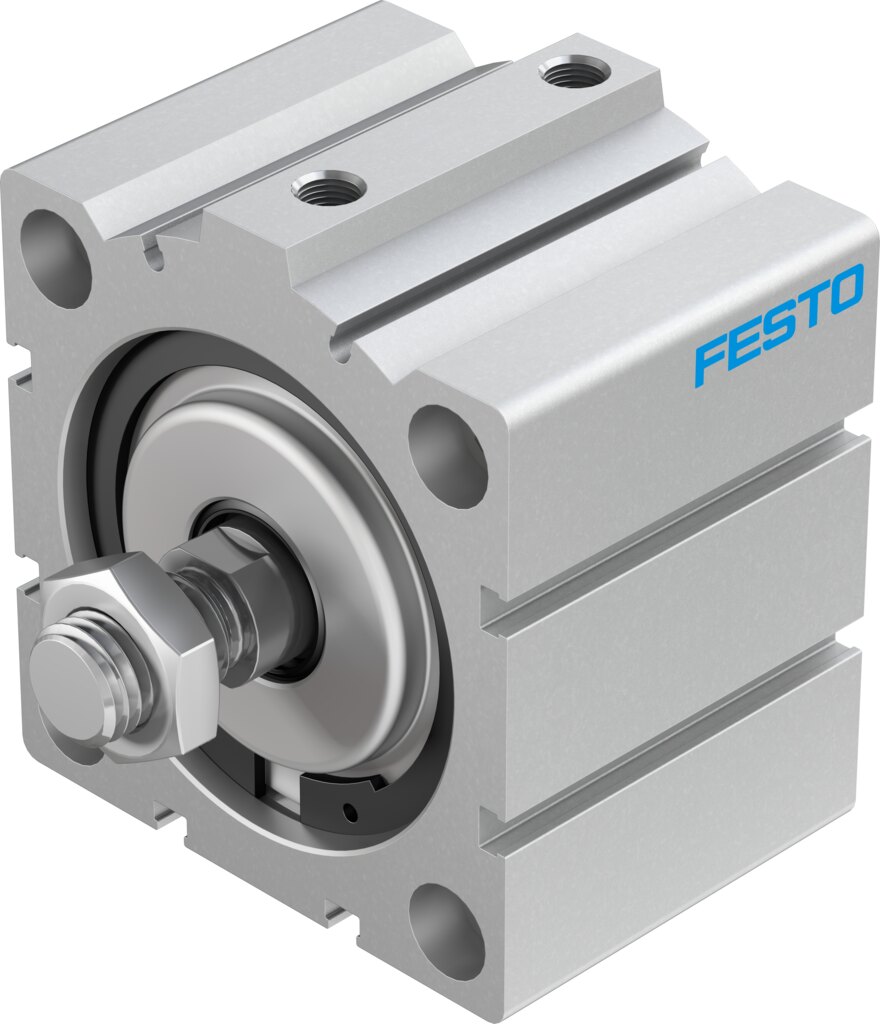 Festo ADVC Short stroke cylinder - 80mm, G1/8, 20mm, ADVC-80-20-A-P-A