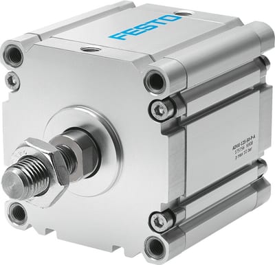 Festo ADVU Compact cylinder - 125mm, G1/4, 60mm, ADVU-125-60-A-P-A