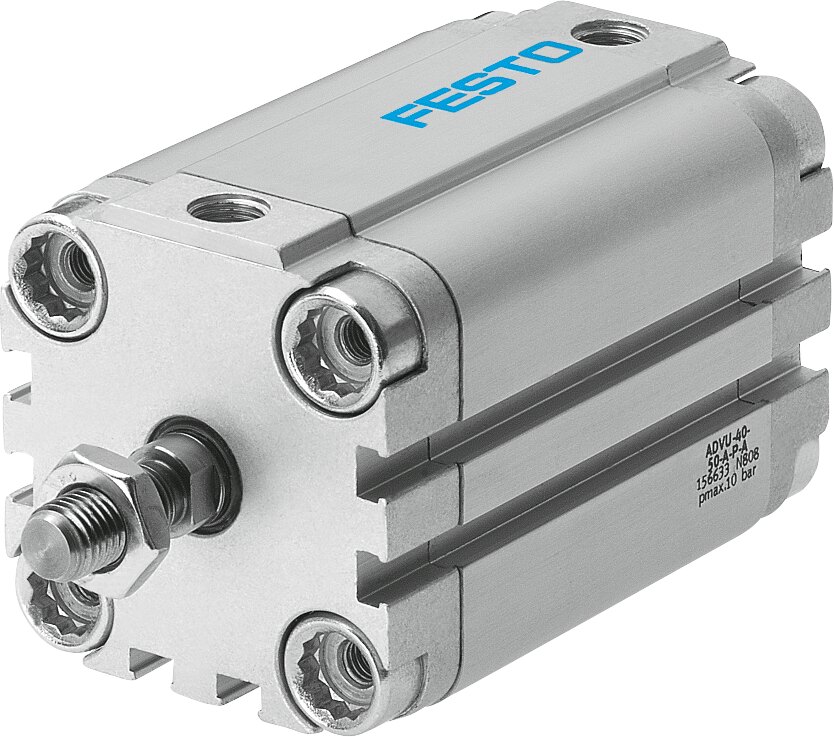 Festo ADVU Compact cylinder - 32mm, G1/8, 15mm, ADVU-32-15-A-P-A