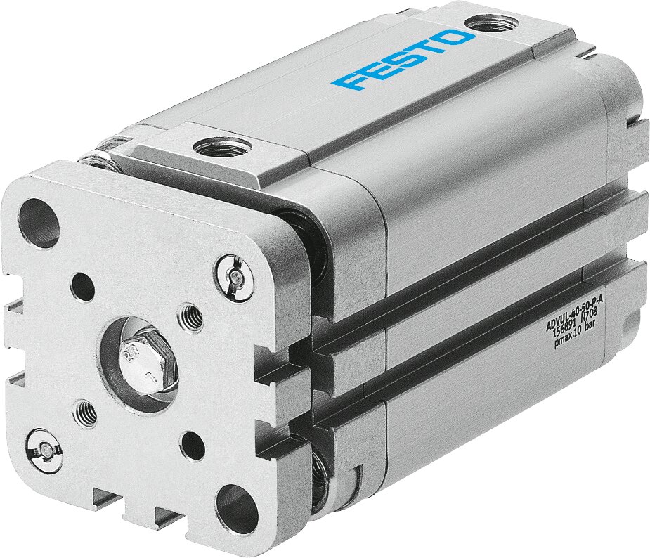 Festo ADVUL Compact cylinder - 63mm, G1/8, 10mm, ADVUL-63-10-P-A