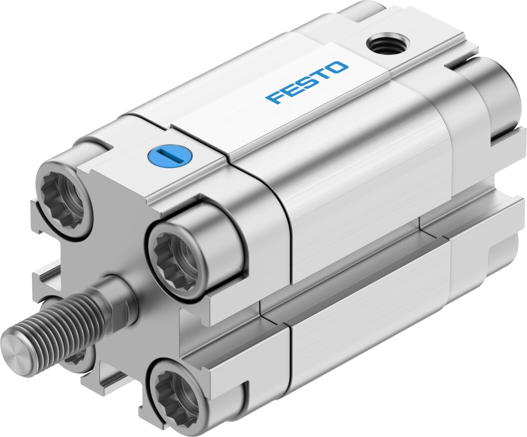 Festo AEVU Compact cylinder - 16mm, M5, 20mm, AEVU-16-20-A-P-A