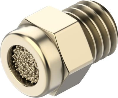 Festo AMTE-M-H Silencer sintered bronze/brass metric - M5MM, AMTE-M-H-M5