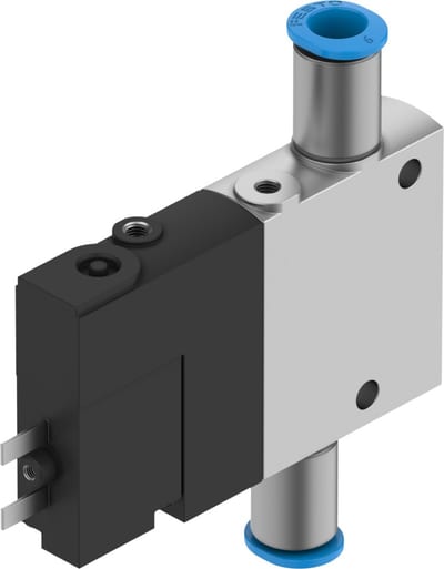 Festo CPE10 Solenoid Valve - QS-6", El, Spring, CPE10-M1BH-3OL-QS-6