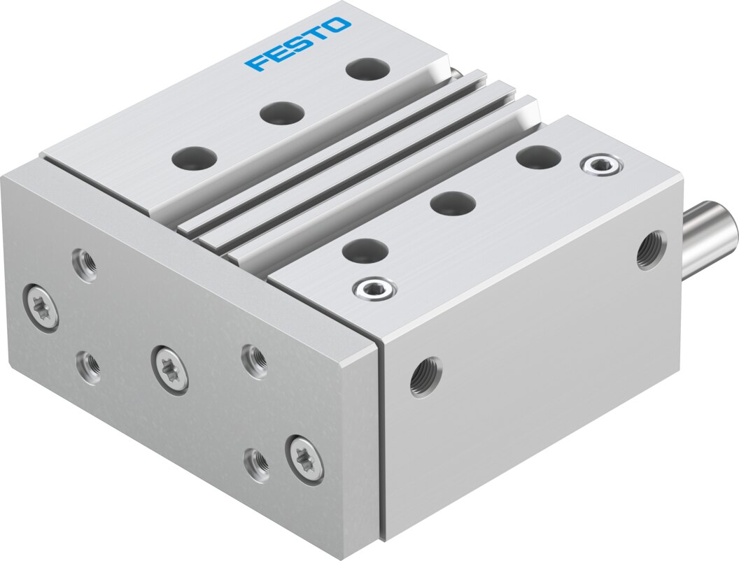 Festo DFM Guide Cylinder - 63mm, G1/4, 80mm, DFM-63-80-P-A-KF