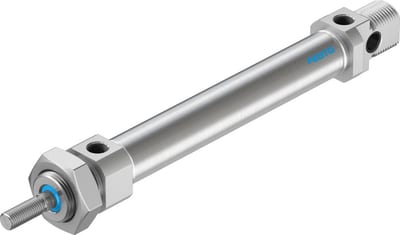 Festo DSNU Standard cylinder double-acting - 20mm, 8mm, G1/8", 100mm, DSNU-20-100-PPS-A