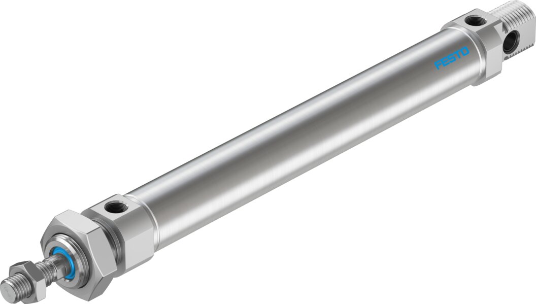 Festo DSNU Standard cylinder double-acting - 25mm, 10mm, G1/8", 160mm, DSNU-25-160-PPS-A