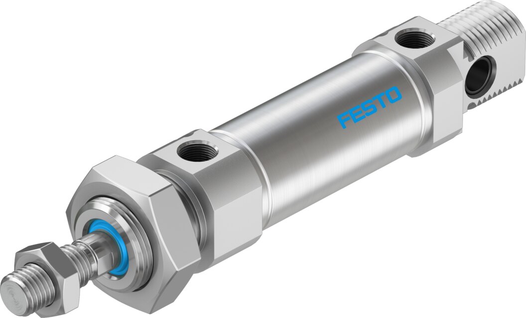 Festo DSNU Standard cylinder double-acting - 25mm, 10mm, G1/8", 20mm, DSNU-25-20-PPV-A
