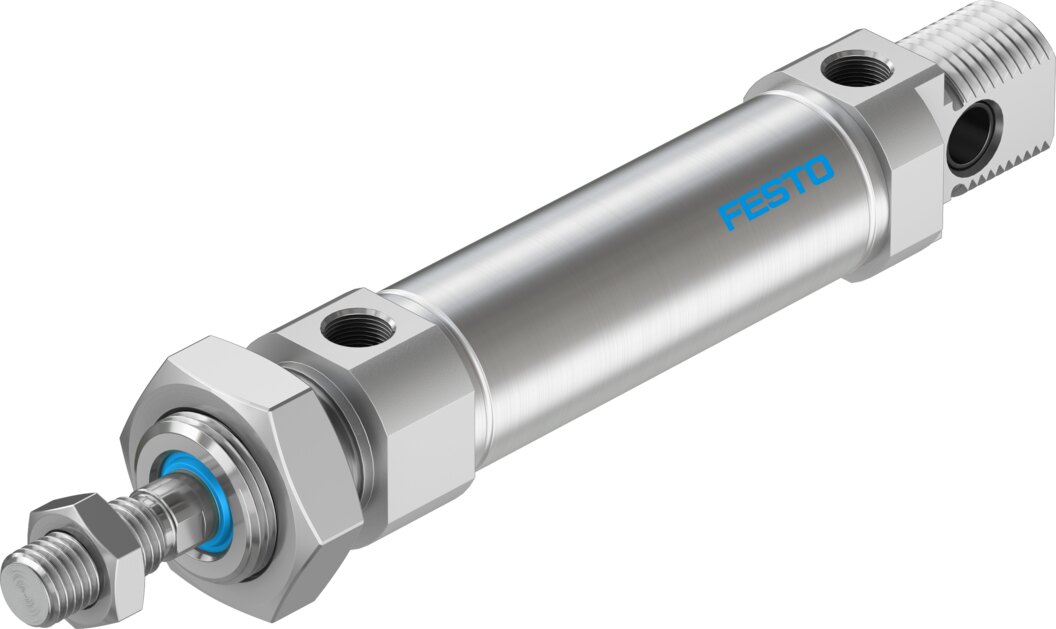 Festo DSNU Standard cylinder double-acting - 25mm, 10mm, G1/8", 40mm, DSNU-25-40-PPS-A