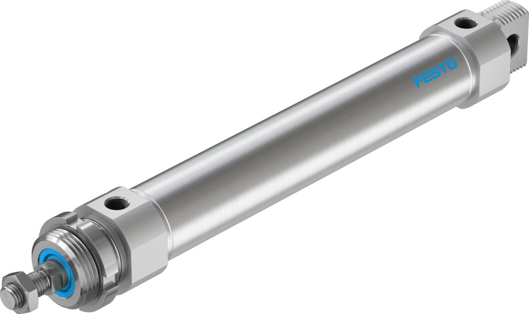 Festo DSNU Round cylinder double-acting - 40mm, G1/4", 200mm, DSNU-40-200-PPV-A