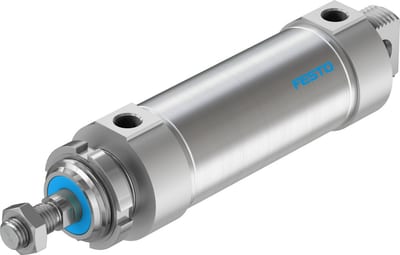 Festo DSNU Round cylinder double-acting - 63mm, G3/8", 100mm, DSNU-63-100-PPS-A