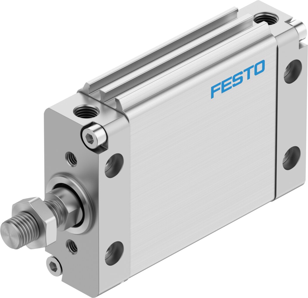Festo DZF Flat cylinder - 40mm, 40mm, DZF-40-40-A-P-A