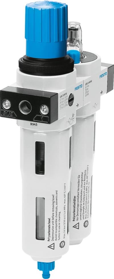 Festo FRC Service Unit Maxi automatic - 1/2", 0,5 - 12bar, 40MY, FRC-1/2-D-O-MAXI-A