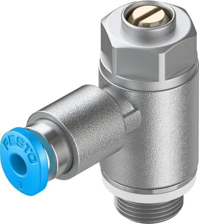 Festo GRLZ Throttle check valve - 1/8", 3mm, GRLZ-1/8-QS-3-D