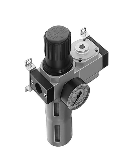 Festo LFR Service Unit Midi automatic - 1/4", 0,5 - 12bar, 40MY, LFR-1/4-D-MIDI-KA-A