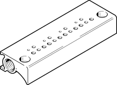 Festo MHP1 Connection block - MHP1-P10-2