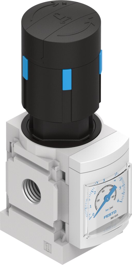 Festo MS4-LR Pressure regulator - 1/4", MS4-LR-1/4-D5-AS