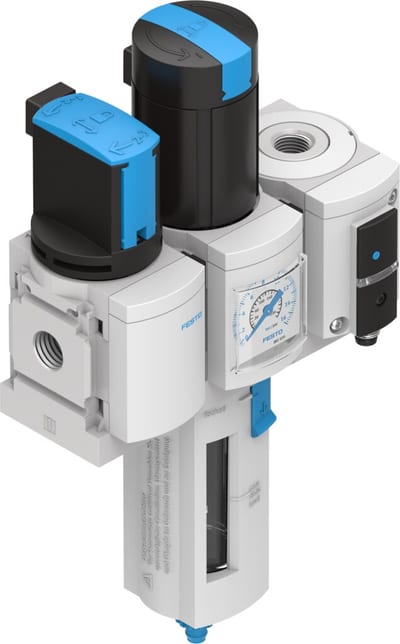 Festo MSB4 Air treatment combination manual - 1/4", 40MY, MSB4-1/4:C3:J1:F12-WP