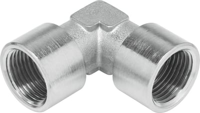 Festo NPFC-L Banjo elbow brass, nickel-plated BSPP socket - 1", NPFC-L-2G1-F