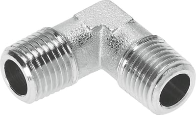 Festo NPFC-L Banjo elbow brass, nickel-plated BSPT nipple - 1/8", NPFC-L-2R18-M