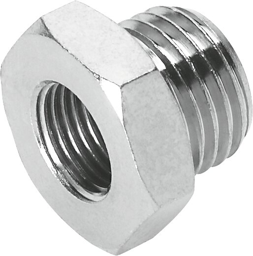Festo NPFC-R Reducer nipple brass, nickel-plated metric - 7-5mm, NPFC-R-M7-M5-MF