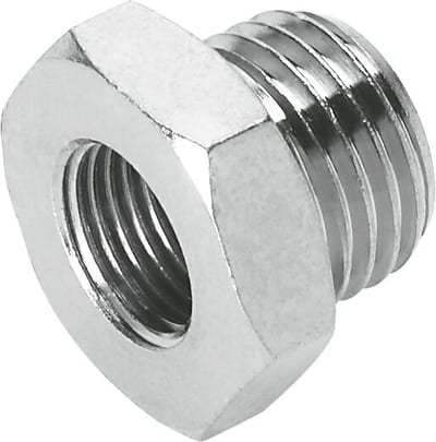 Festo NPFC-R Reducer nipple brass, nickel-plated metric - 7-5mm, NPFC-R-M7-M5-MF