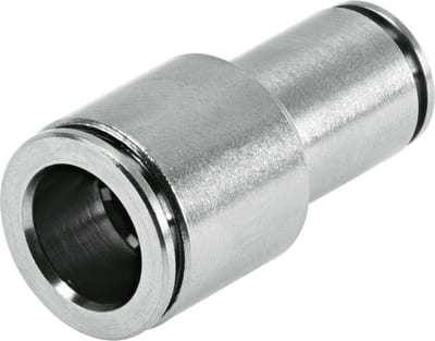Festo NPQH-D Connector nickel-plated brass - 12mm, 8mm, NPQH-D-Q12-Q8-P10