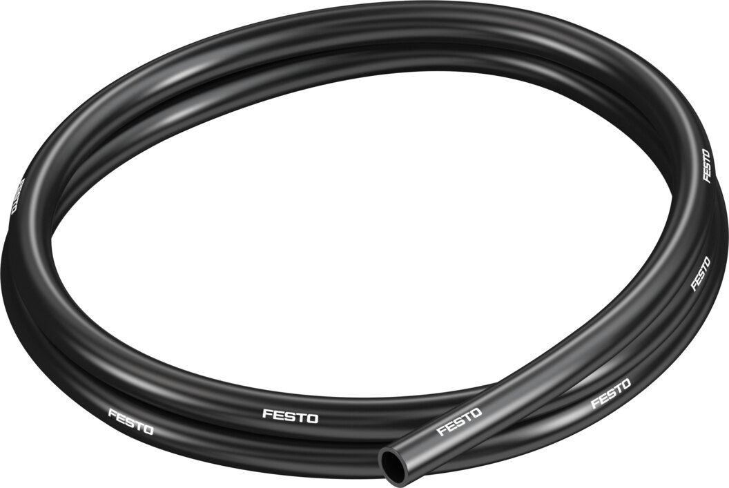 Festo PUN-H Compressed Air Hose polyurethane black - 10mm, 7mm, 25M, PUN-H-10X1,5-SW-25