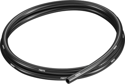 Festo PUN-H Compressed Air Hose polyurethane black - 8mm, 5.7mm, 50M, PUN-H-8X1,25-Sw