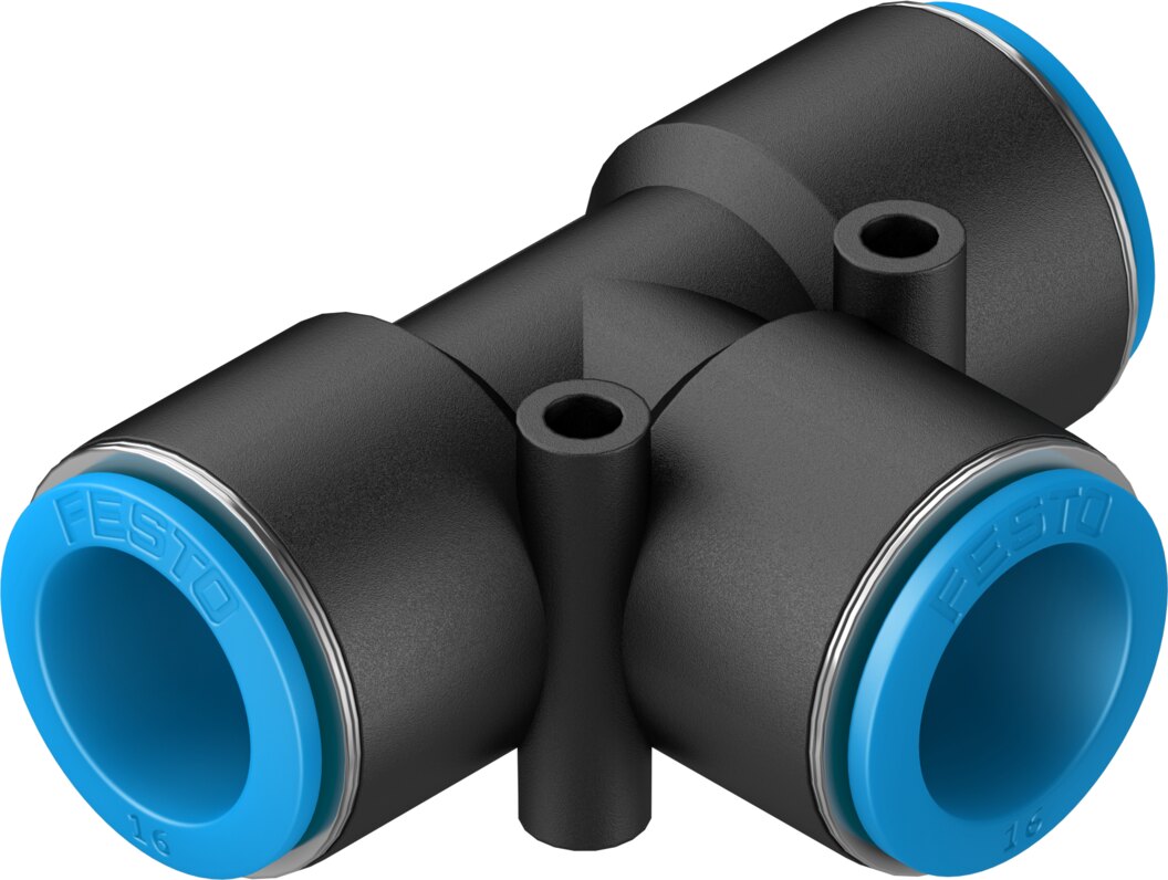 Festo QST T-connection push-in composite - 16mm, 16mm, QST-16