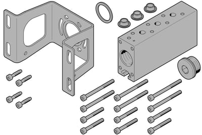 Festo VABM P-Battery Rail - 3/4", VABM-B10-30-G34-3-P53-E
