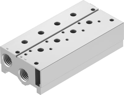 Festo VABM-B10 Connection block - 1/2", VABM-B10-30S-G12-4-P3