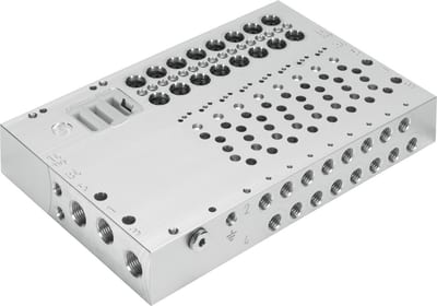 Festo VABM-L1 Connection strip - 1/8", VABM-L1-10HW-G18-4-GR