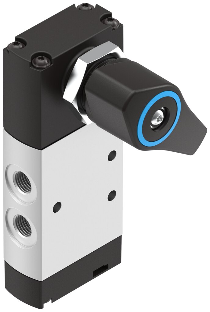 Festo VHEF-ES Selector valve 5/2 - Rotary knob, Rotary knob, 1/8", VHEF-ES-B52-G18
