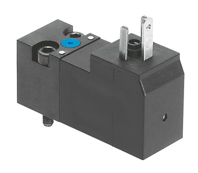 Festo VSCS-B Solenoid Valve closed monostable 3/2 24V DC - El, Mechanical spring, VSCS-B-M32-MD-WA-1AC1-8