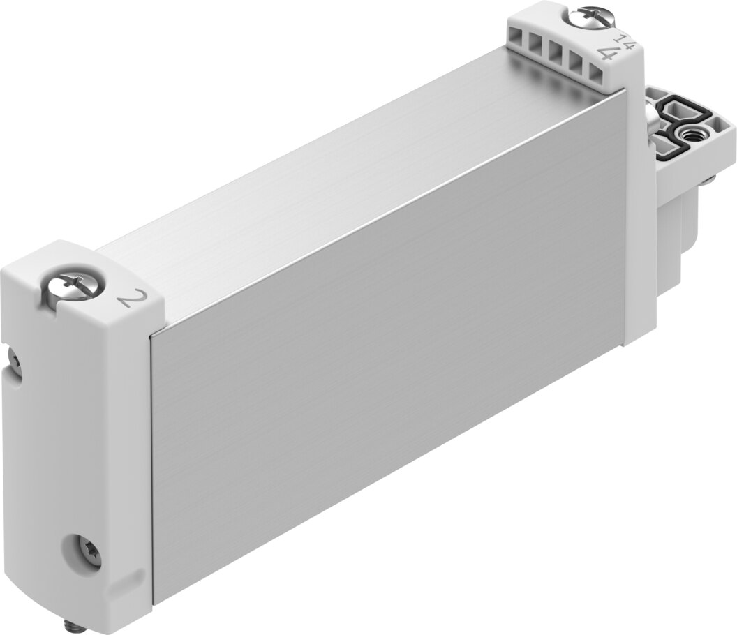Festo VUVG-B18 Solenoid Valve monostable 5/2 - El, Mechanical spring, VUVG-B18-M52-MZ-F-P1