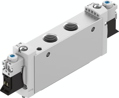 Festo VUVG-L18 Solenoid Valve - G1/4", El, Spring, VUVG-L18-T32U-MZT-G14-1P3